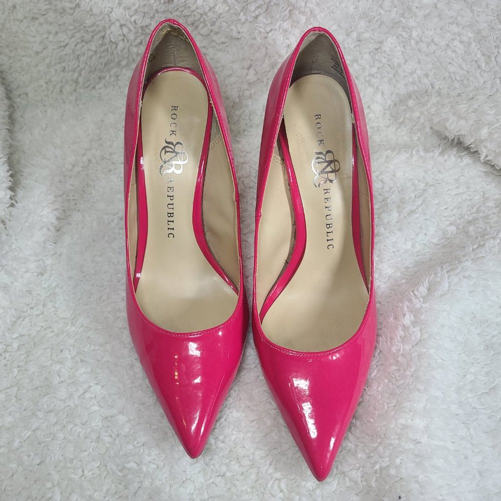 Rock & Republic Jett pink heels 6.5